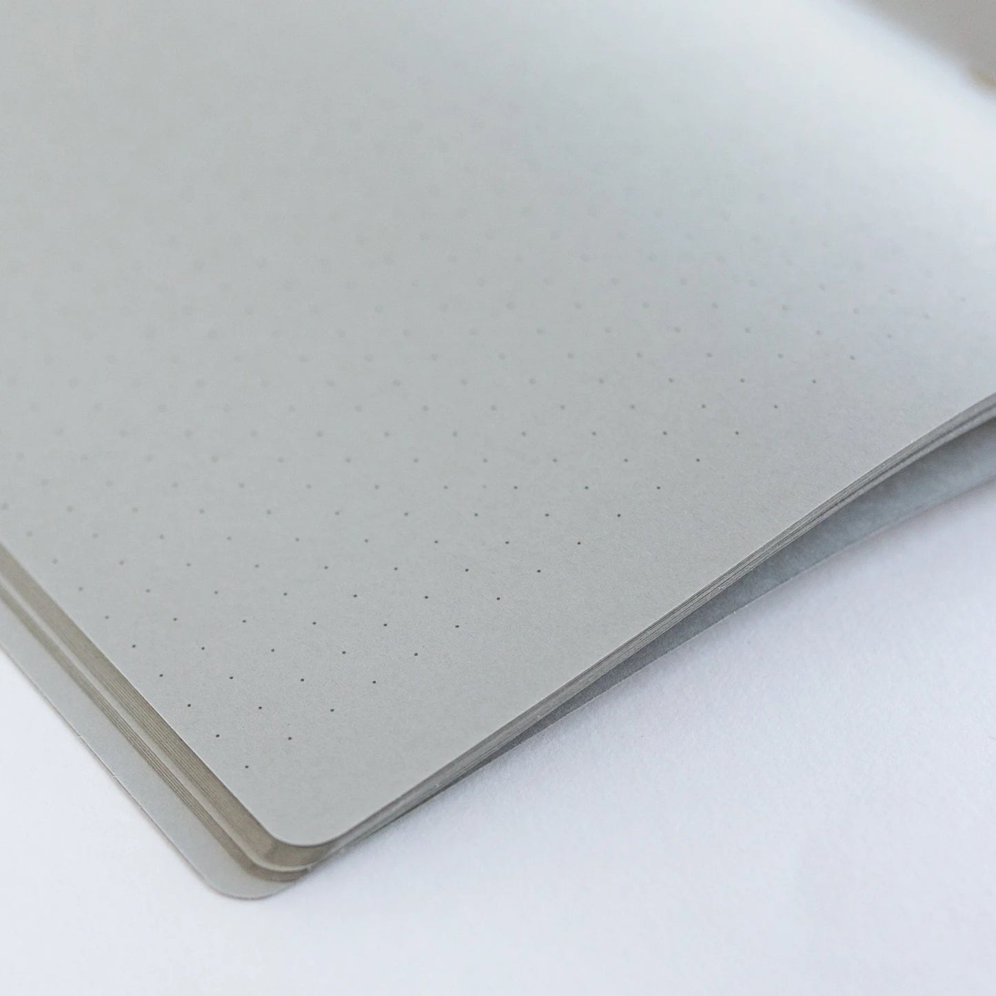 A5 SIZE COLOR NOTEBOOK -DOT GRID "GRAY"