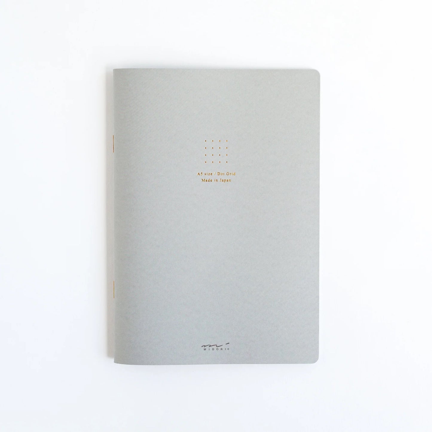 A5 SIZE COLOR NOTEBOOK -DOT GRID "GRAY"