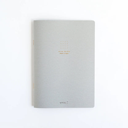 A5 SIZE COLOR NOTEBOOK -DOT GRID "GRAY"