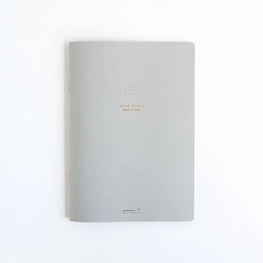 A5 SIZE COLOR NOTEBOOK -DOT GRID "GRAY"