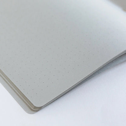 A5 SIZE COLOR NOTEBOOK -DOT GRID "GRAY"