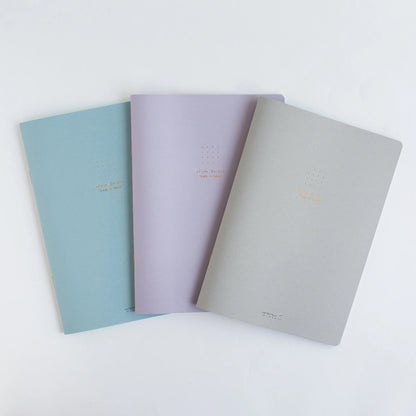 A5 SIZE COLOR NOTEBOOK -DOT GRID "GRAY"